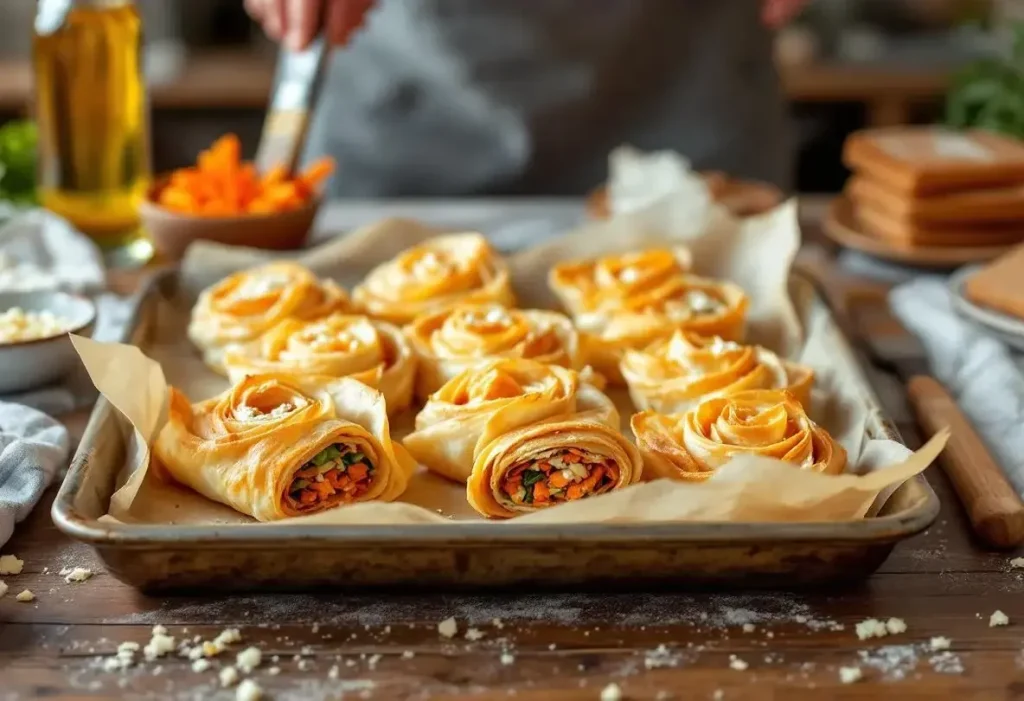 Apéro express : mes roulés filo ultra croustillants prêts en seulement 15 min !