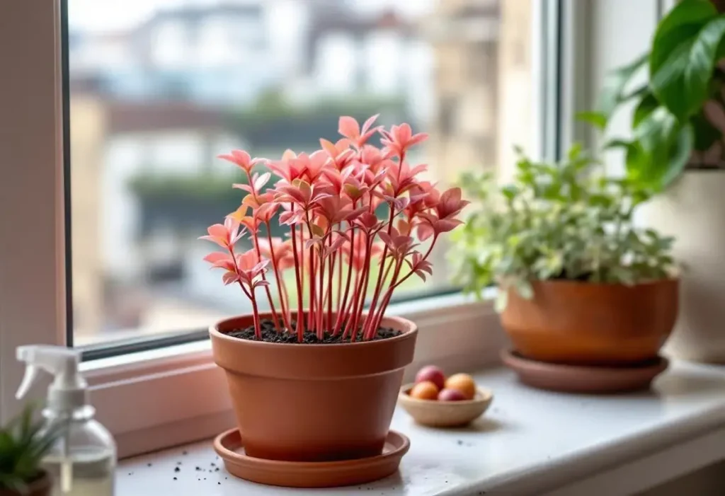 Ce fruit de fêtes se transforme en mini forêt rose en 1 mois si vous gardez ses noyaux après le dessert