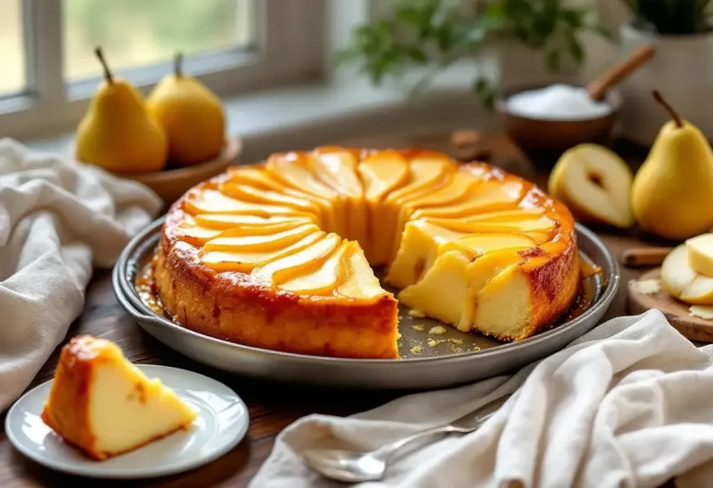 Fondant aux poires, cœur coulant et croûte dorée : le dessert élégant, tout en douceur à partager