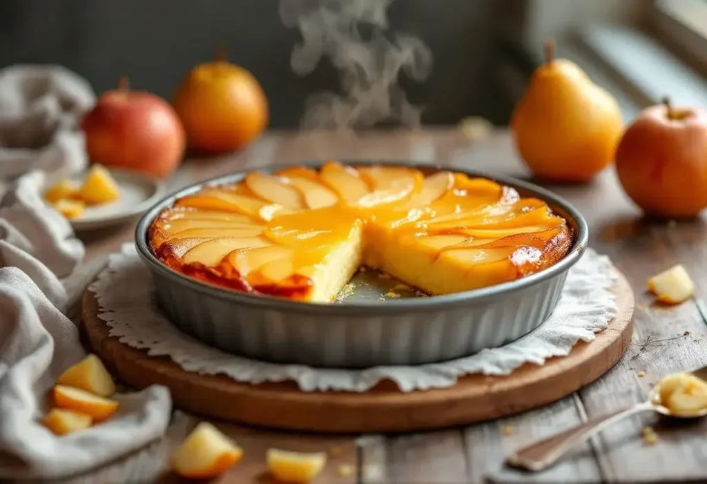 Fondant aux poires, cœur coulant et croûte dorée : un dessert élégant, délicieusement fondant à partager