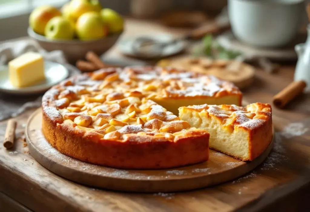 Julie Andrieu dévoile la recette de son gâteau aux pommes préféré « c'est bien meilleur qu’une simple tarte »