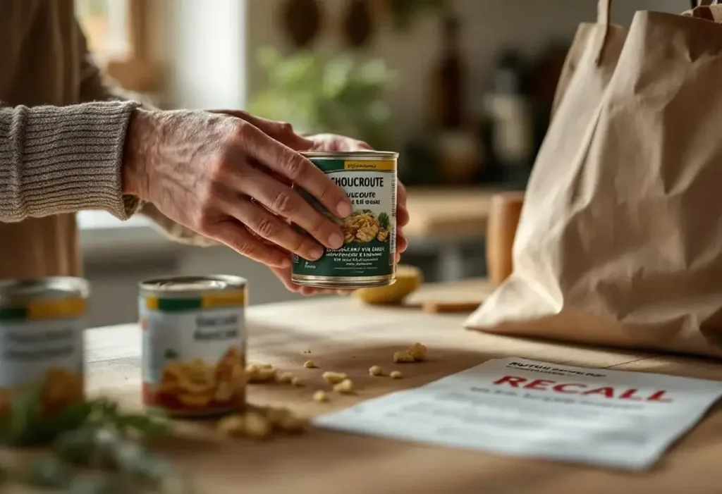 Rappel d’urgence chez Intermarché, Auchan, Leclerc et d'autres enseignes pour ces boîtes de choucroute potentiellement altérées